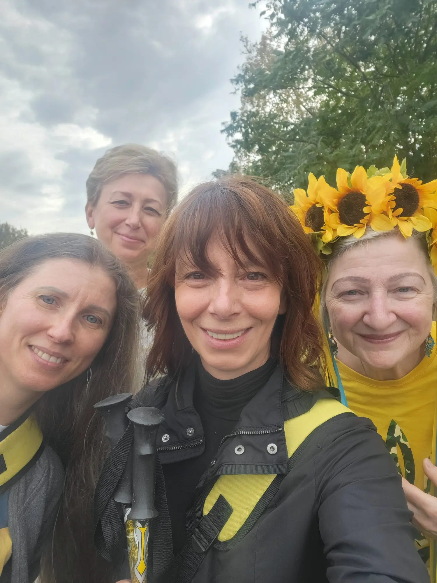 Leadership team at fundraising walk