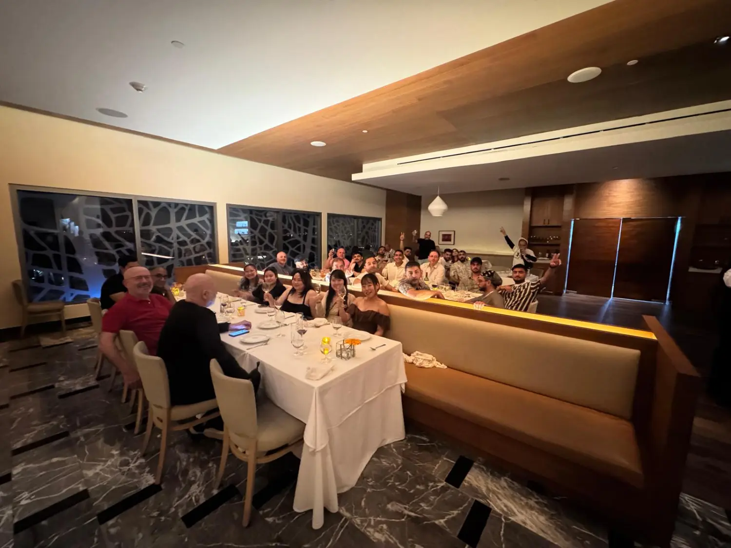 Another memorable evening sharing great food, great conversations, and even better company in a beautiful setting.