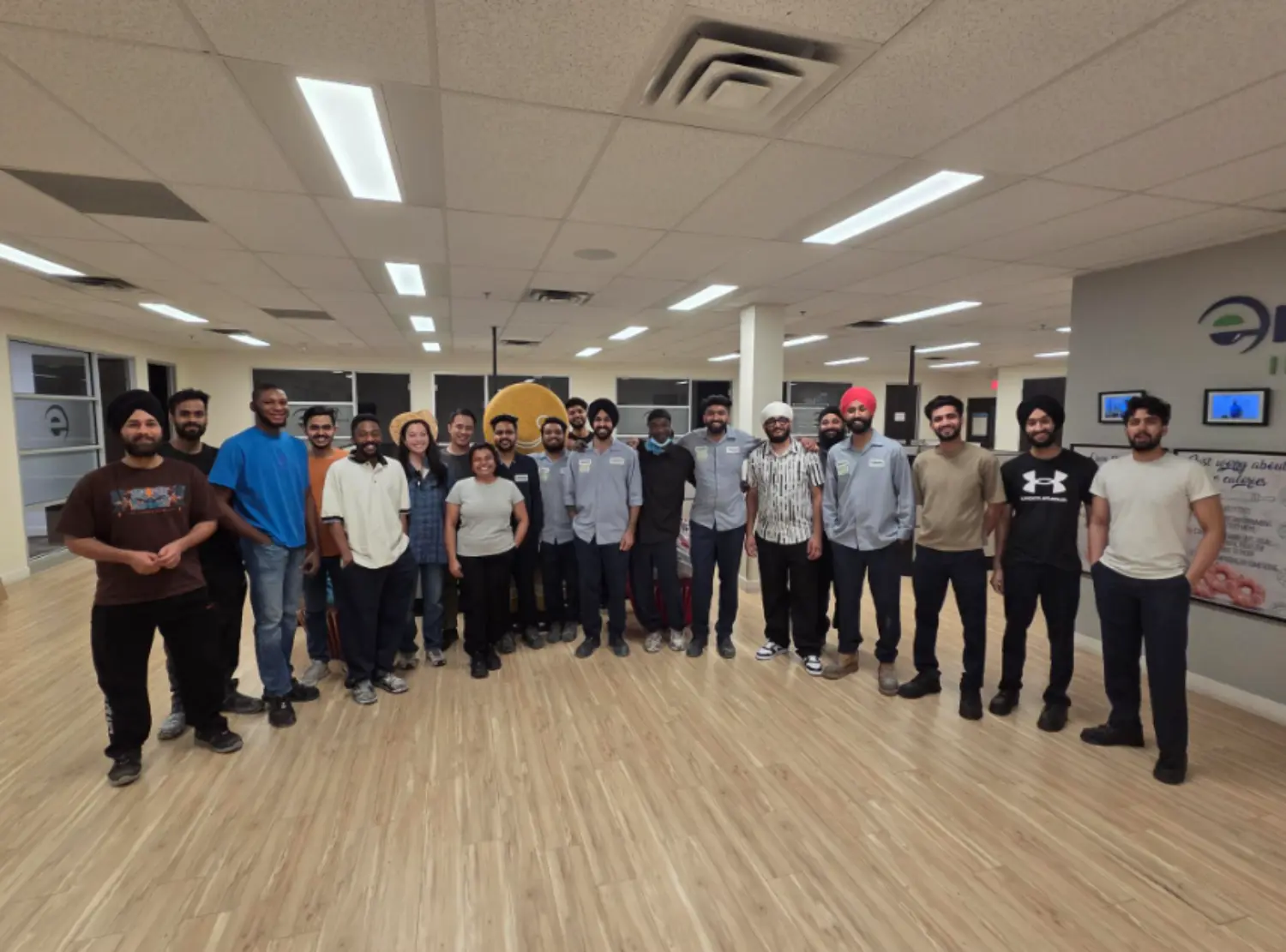 Our amazing production team during our summer BBQ day!