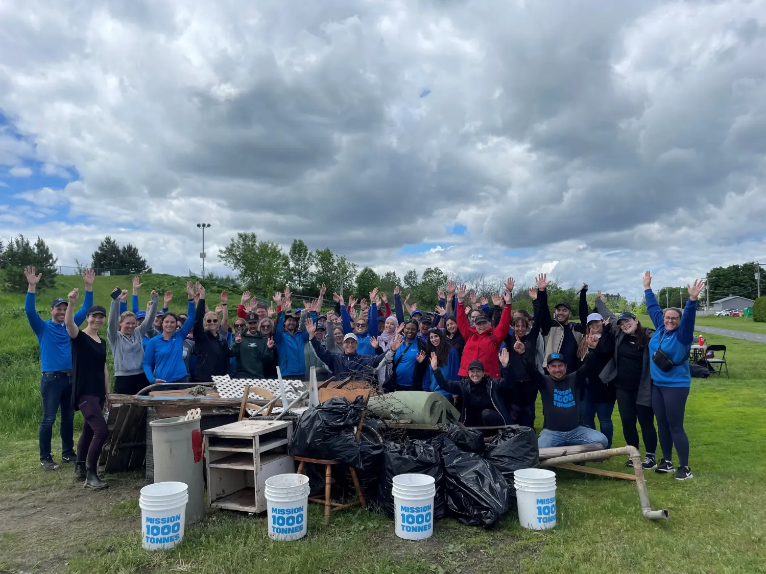 Défis 1000 tonnes organisé par notre comité Vert