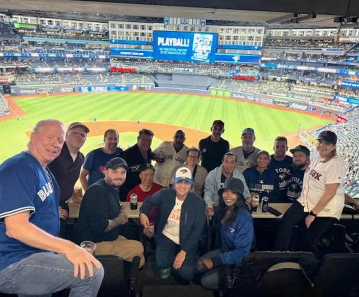 Striker year- end celebration at the Toronto Blue Jays game!