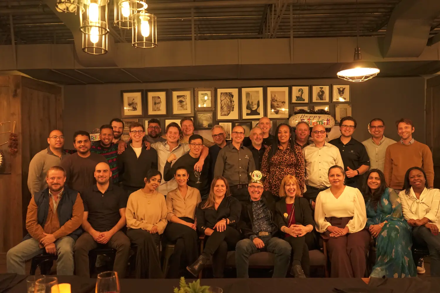 Retirement party plus our holiday event ...we had a cooking competition.