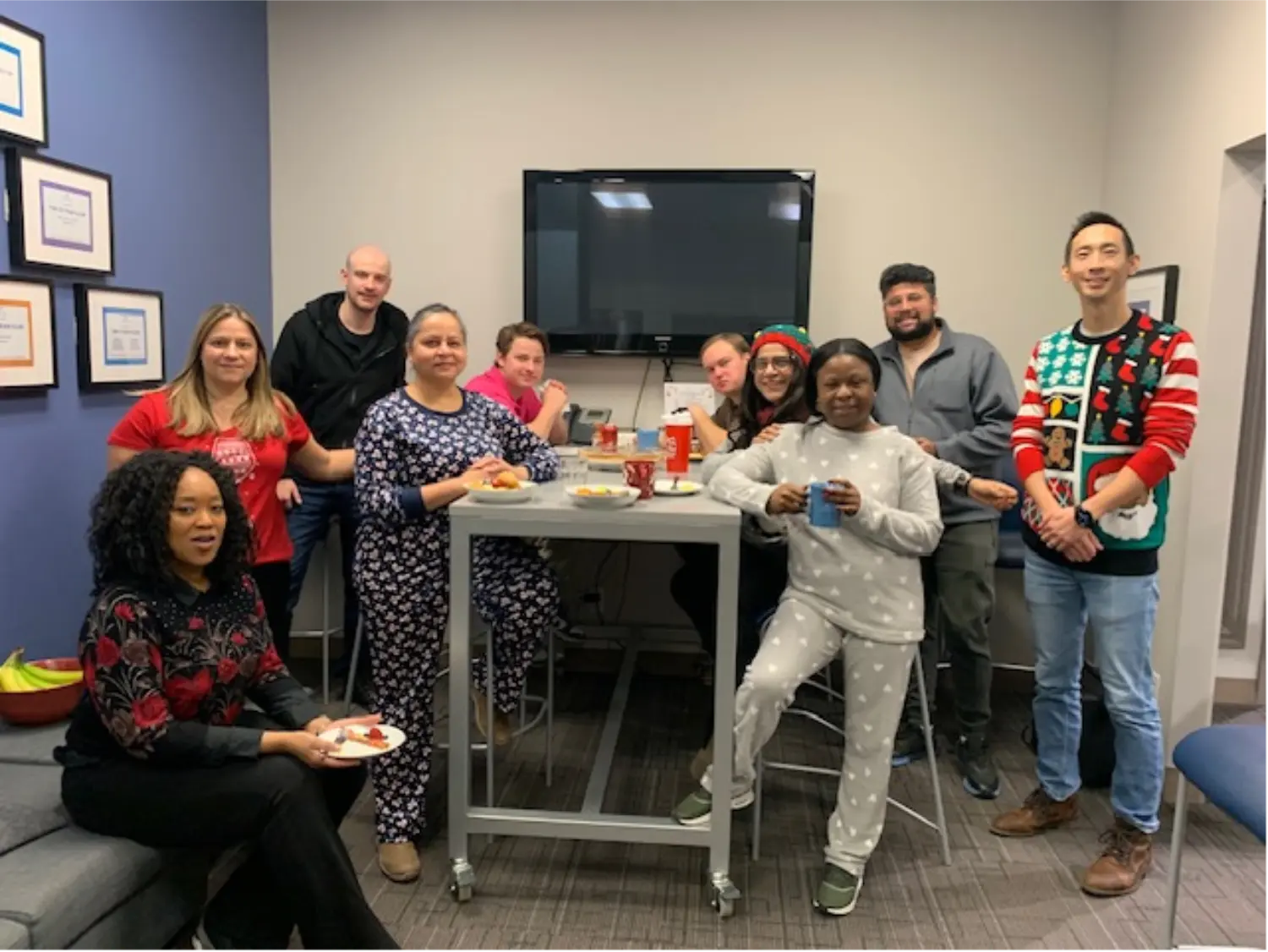 Holiday celebrations at Electromate.