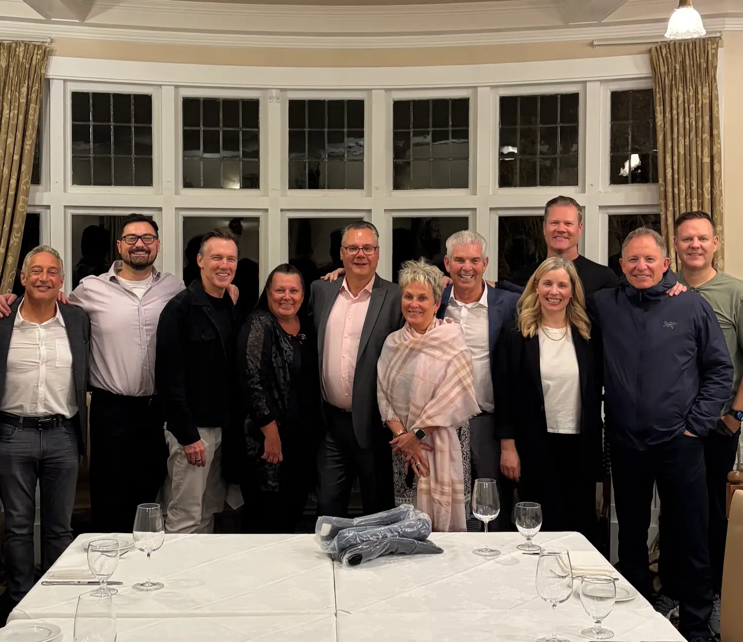 retirement dinner for a customer