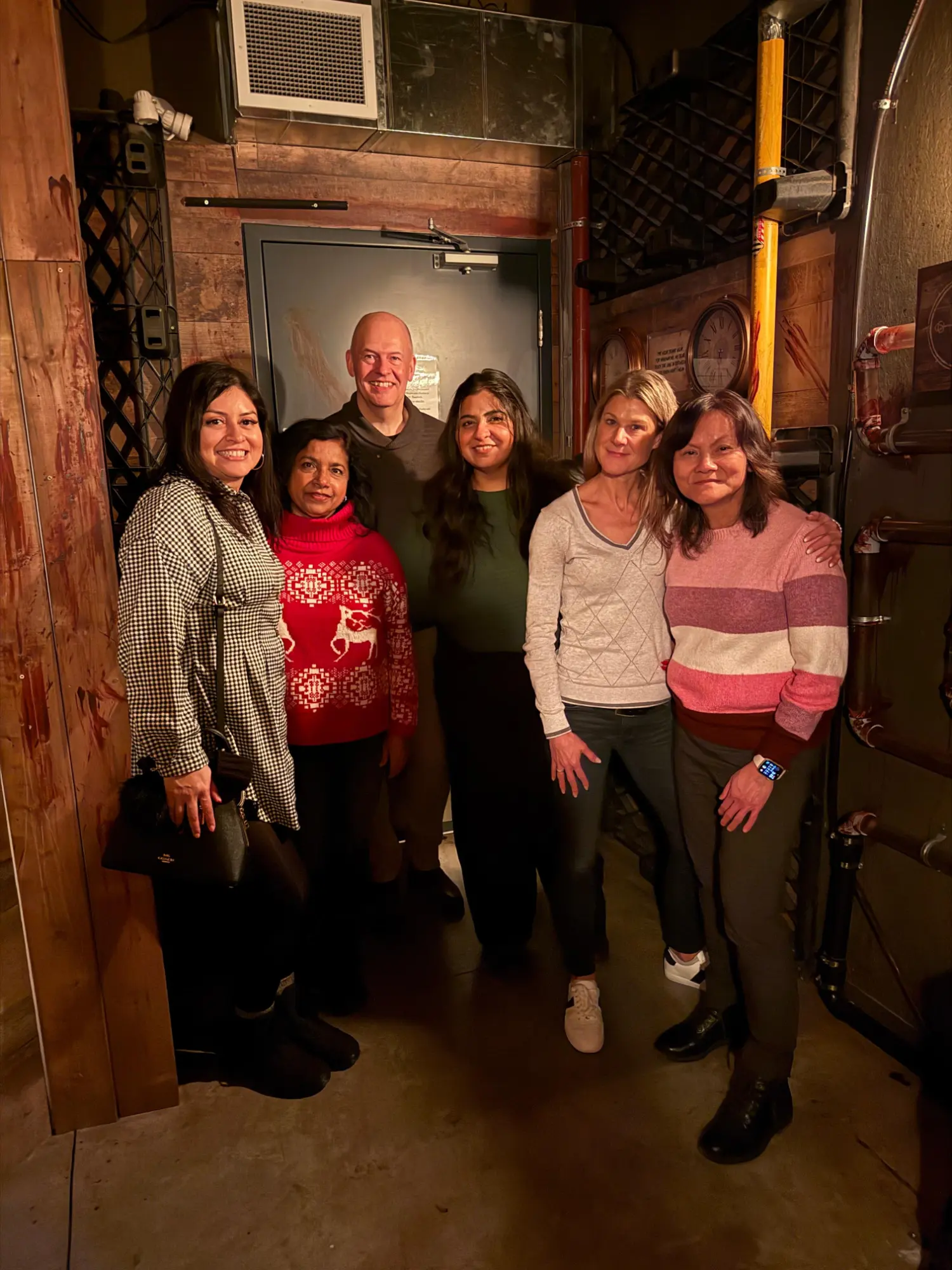 We participated in an escape room challenge, working together to communicate openly and problem solve in a fun way.