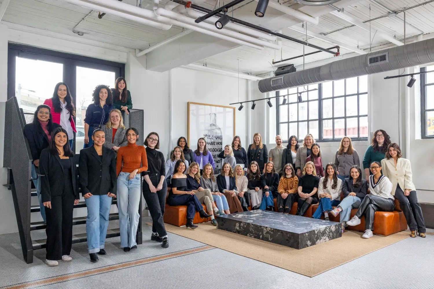 The Craft team gathered together at their Toronto office.