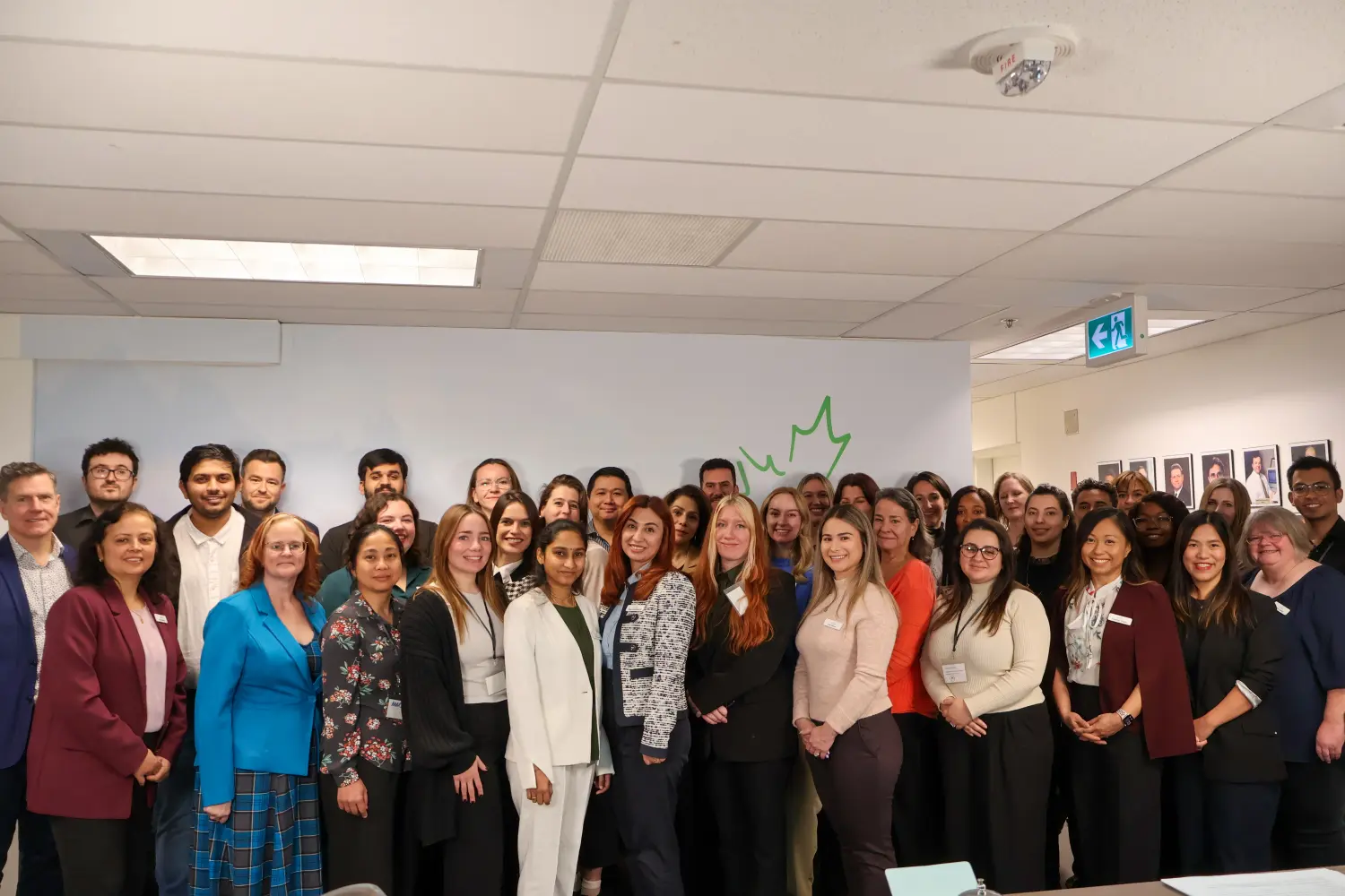 ECO Canada staff during the visit of the Honourable Minister Patty Hajdu in December 2025
