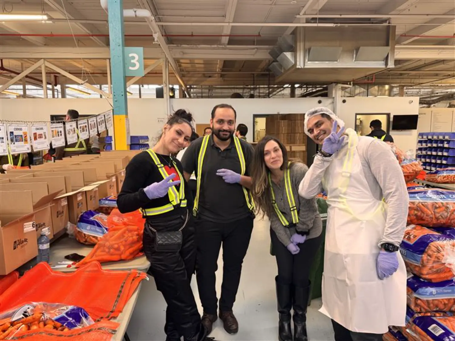 FP Canada volunteer day at a local foodbank