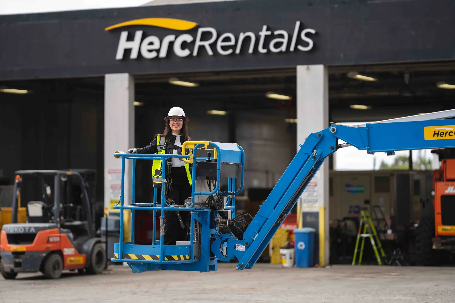 Herc Rentals reaches new heights daily!