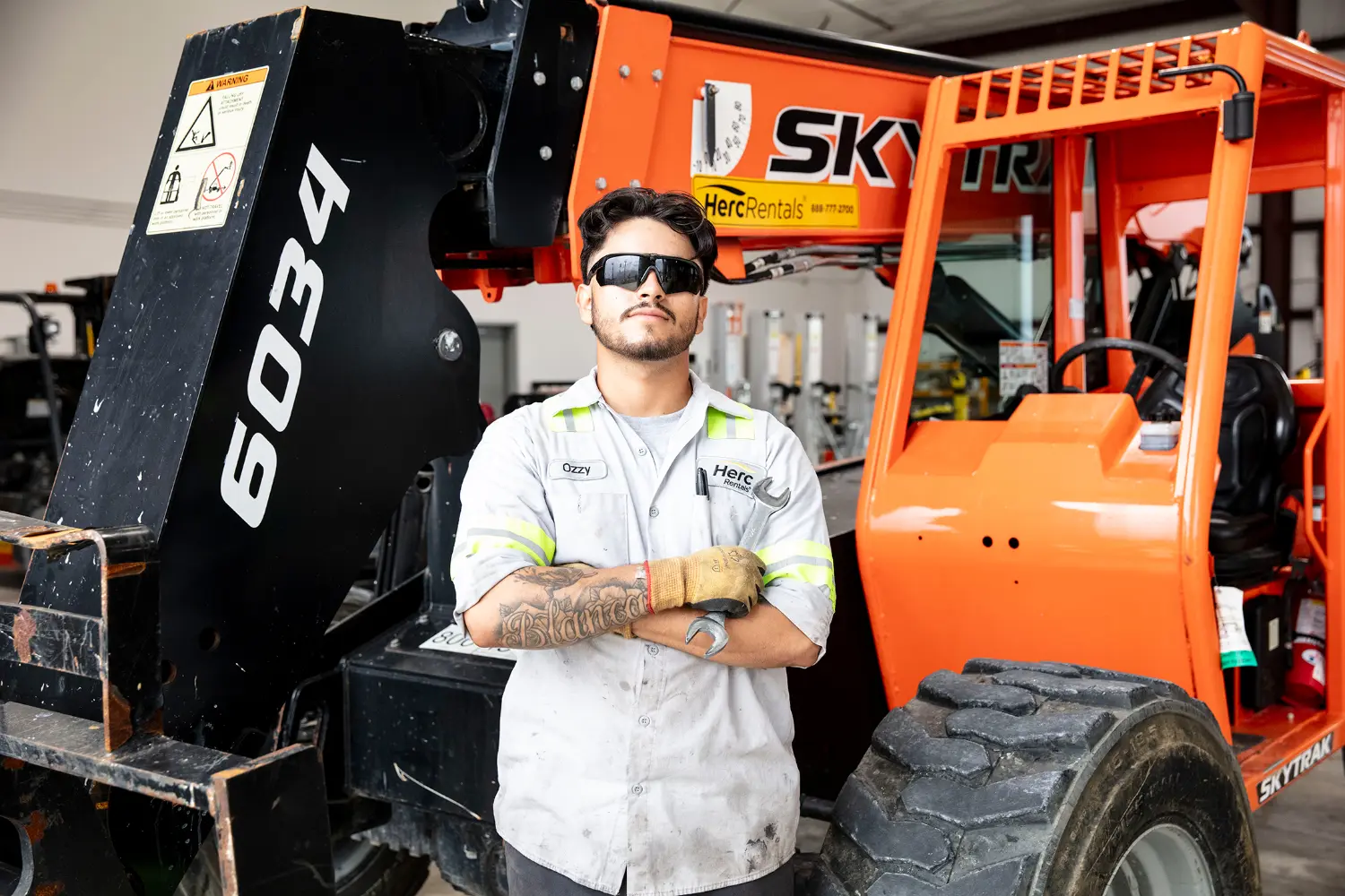 Herc Rentals shop technicians keep our business operating smoothly