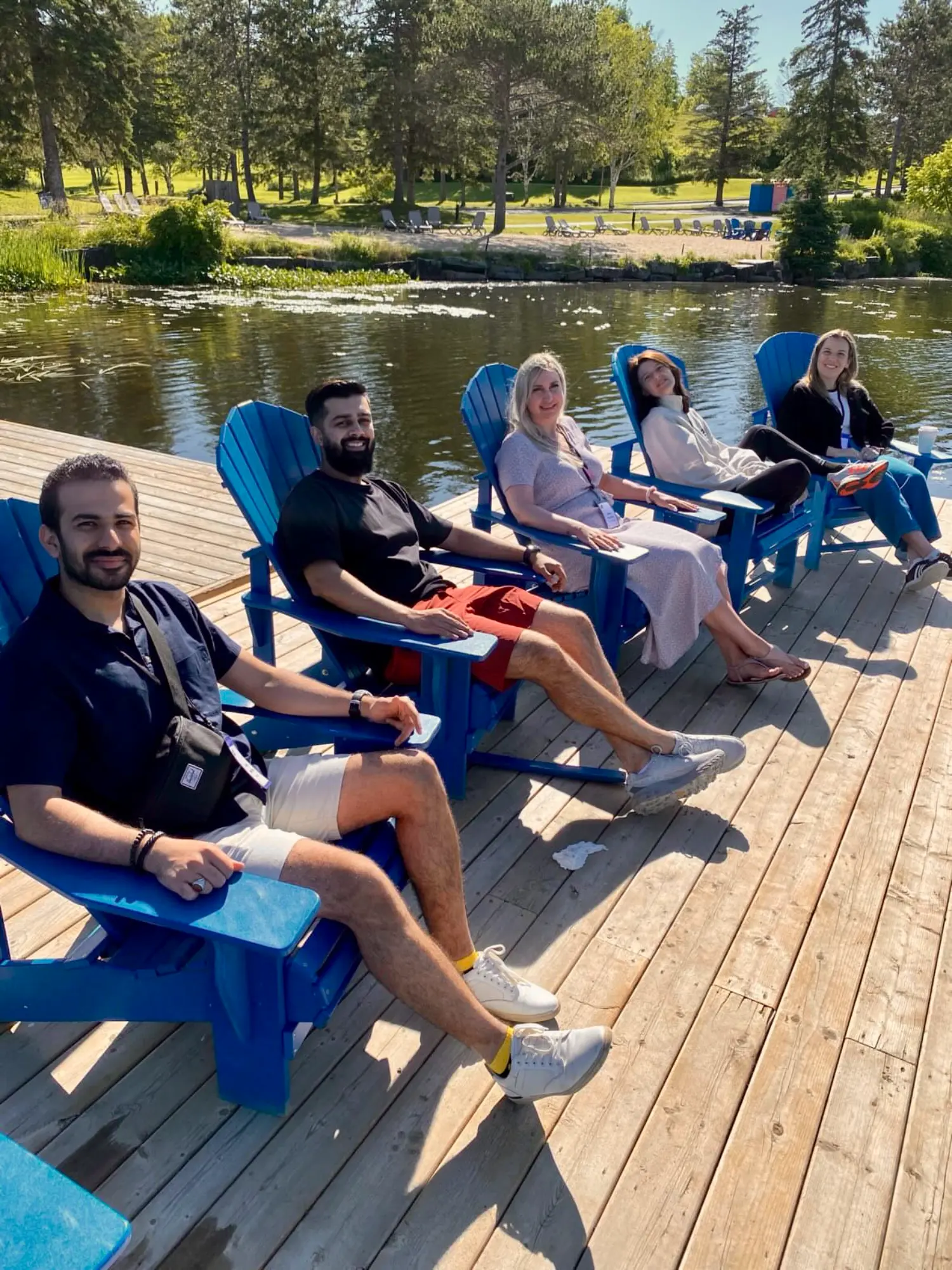 KOHOnians enjoying the annual company retreat in Ontario