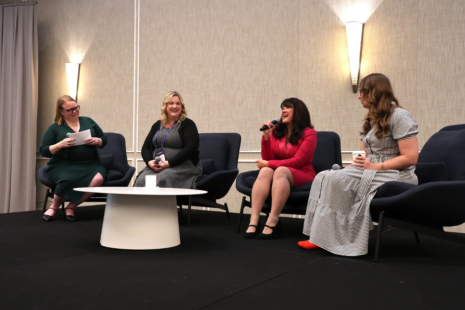 A Women of Pellera panel featuring employees from across the company.