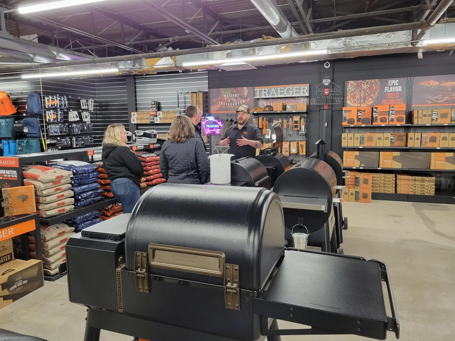 Our reps take the time to educate customers on what makes Traeger different.