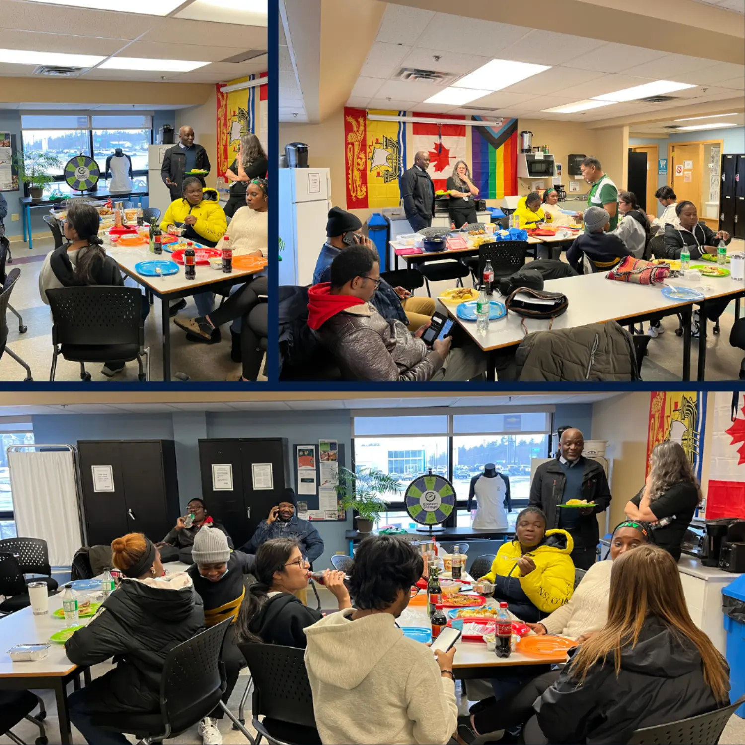 International Potluck Day for staff and students.