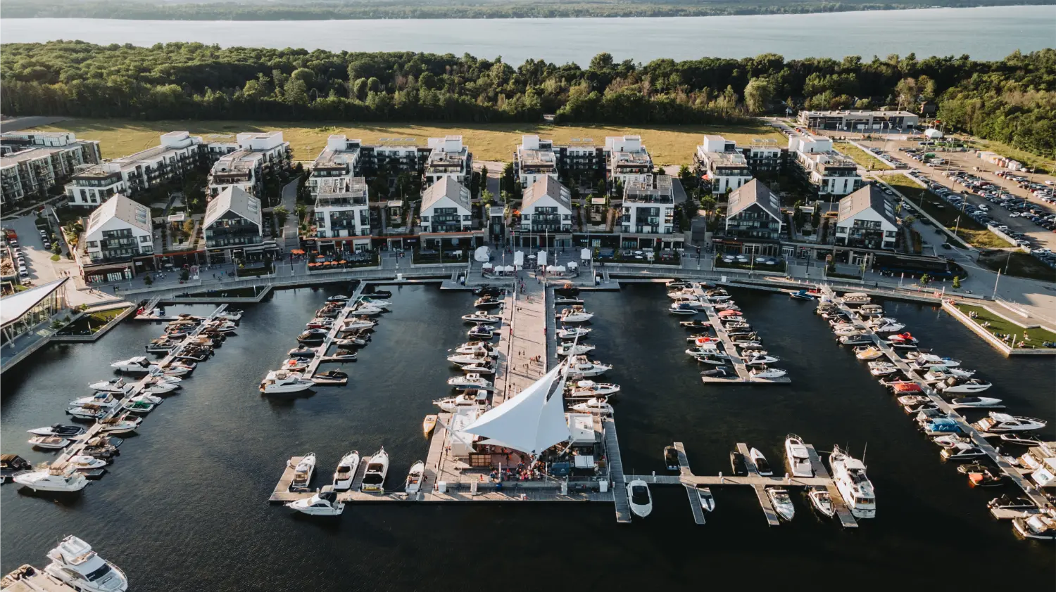 The Pier at Friday Harbour is the ultimate open-to-all summertime patio, live music, and lakeside escape.