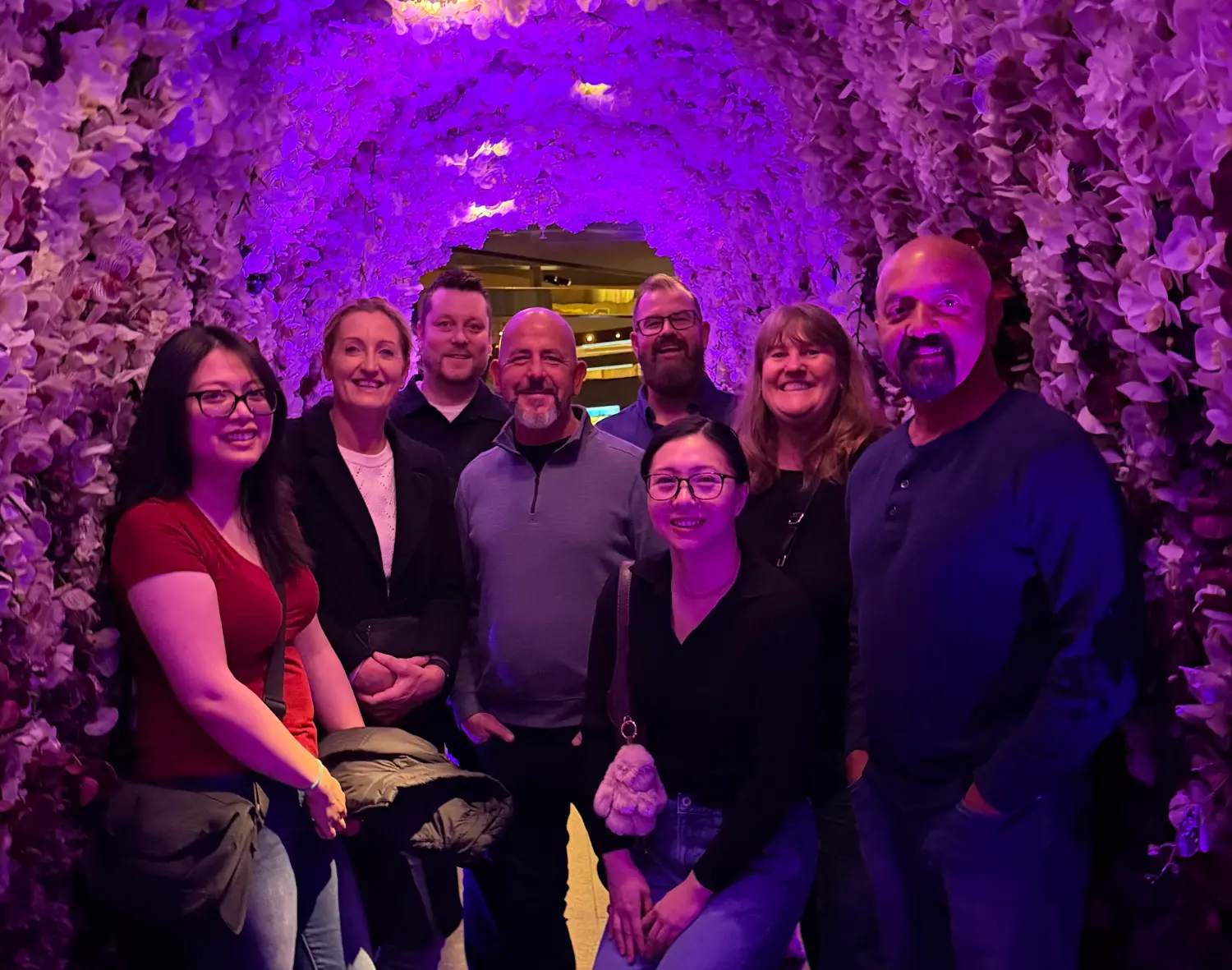 Members of the Fuzion team at The International Surface Event in Las Vegas