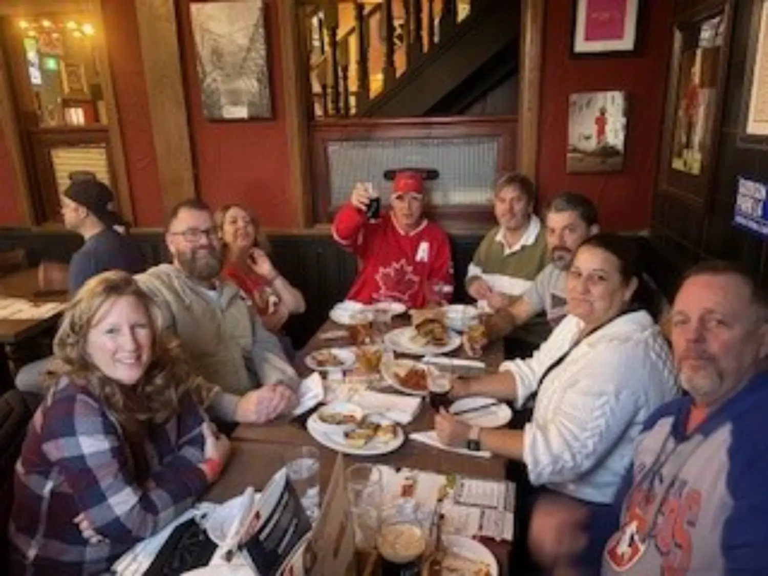 Celebrating the holidays with our Calgary team!