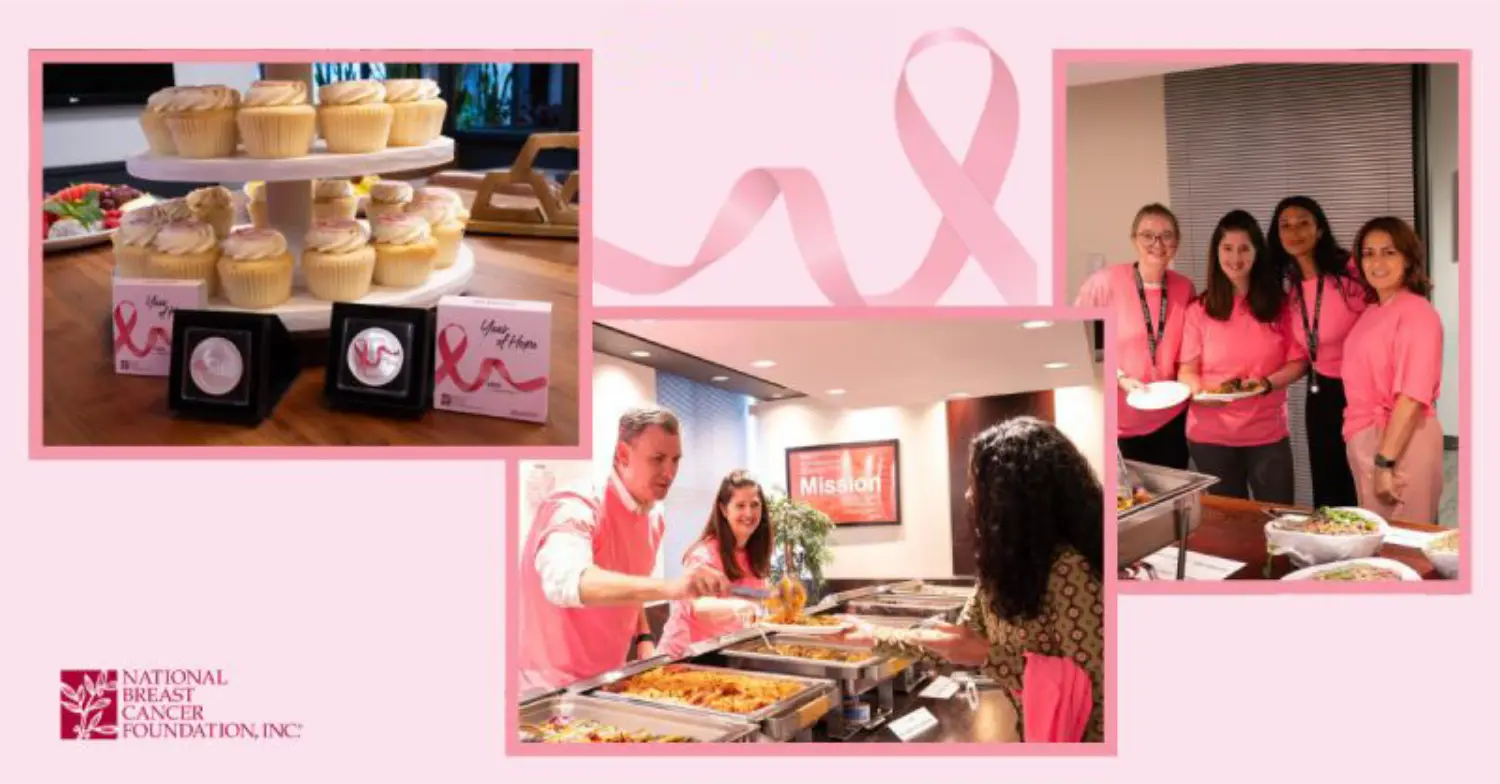 Together supporting the National Breast Cancer Foundation—raising awareness and making an impact.