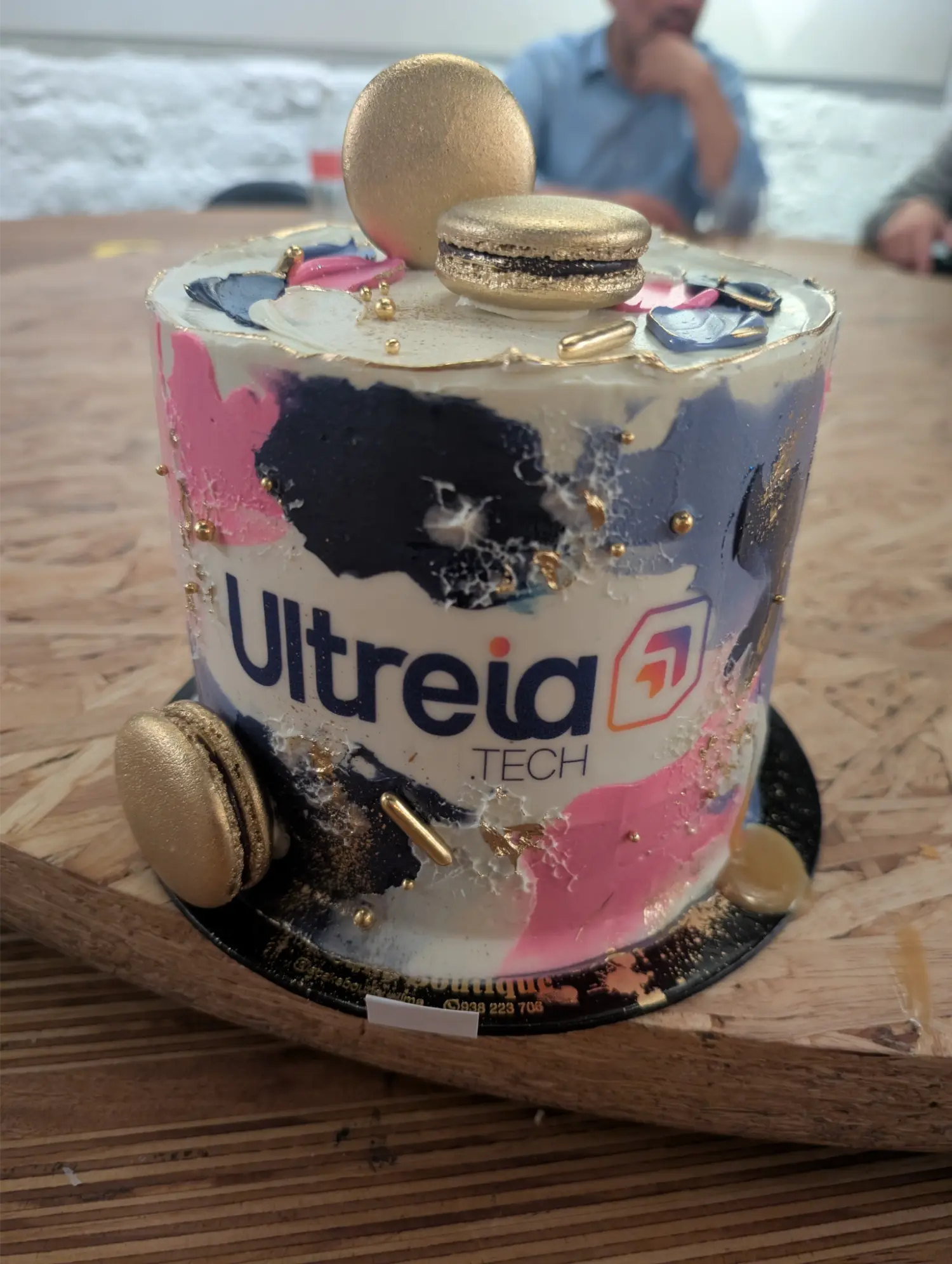 Celebrating the launch of our new Ultreia Tech branding. Custom cake included!