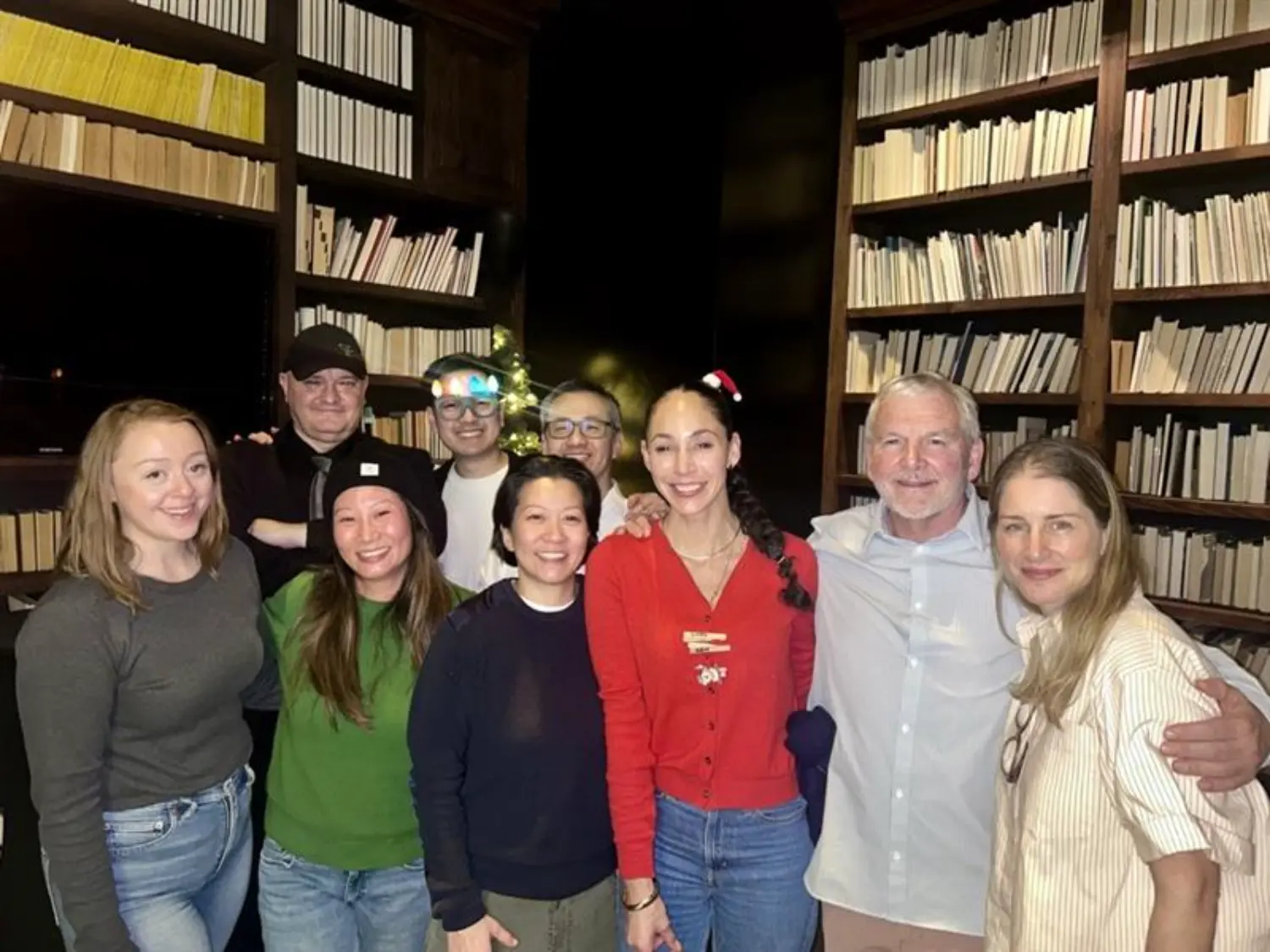 Team Celebrating at the Holiday Party