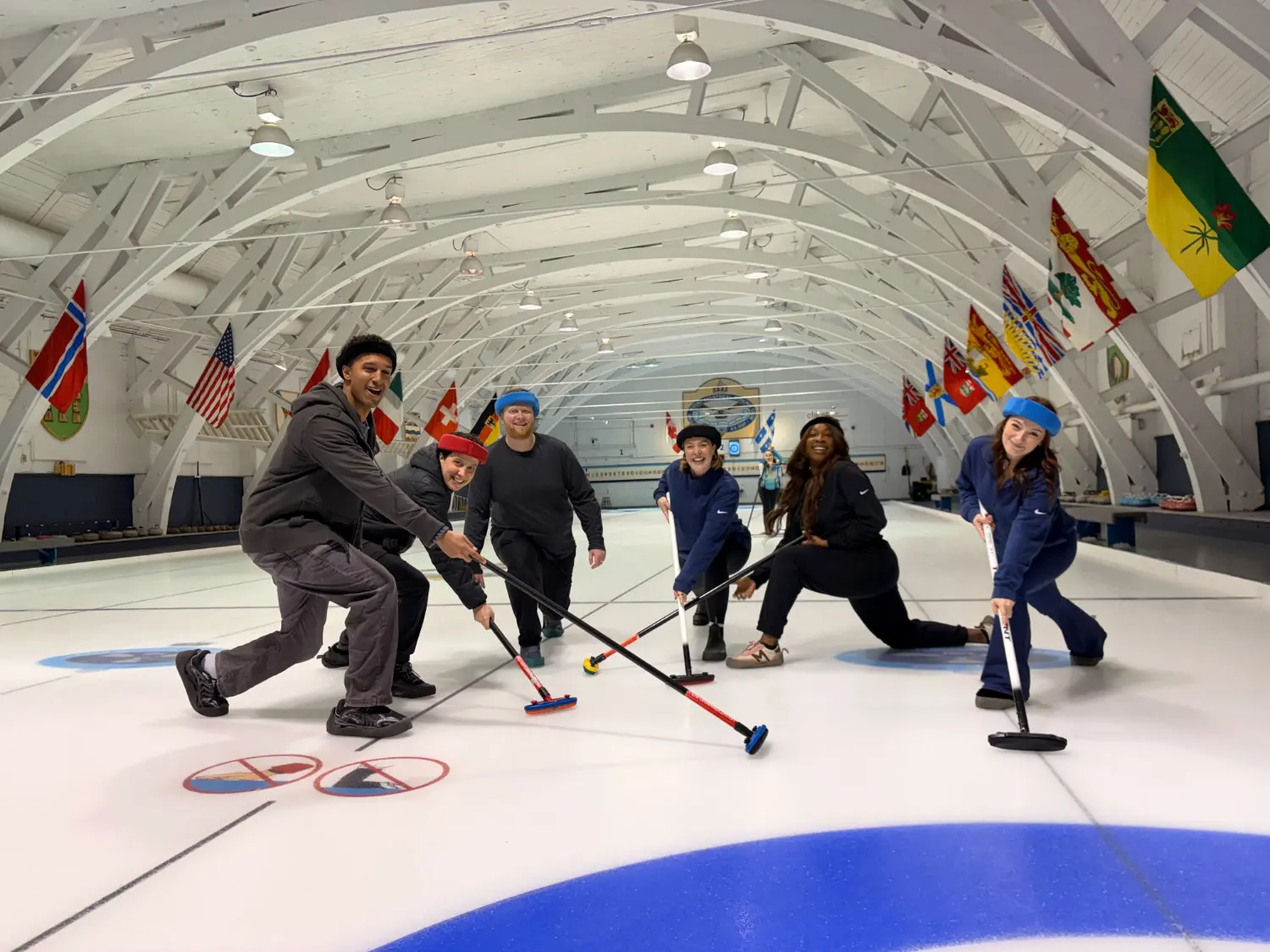 Curling-at-our-annual-Company-Kickoff