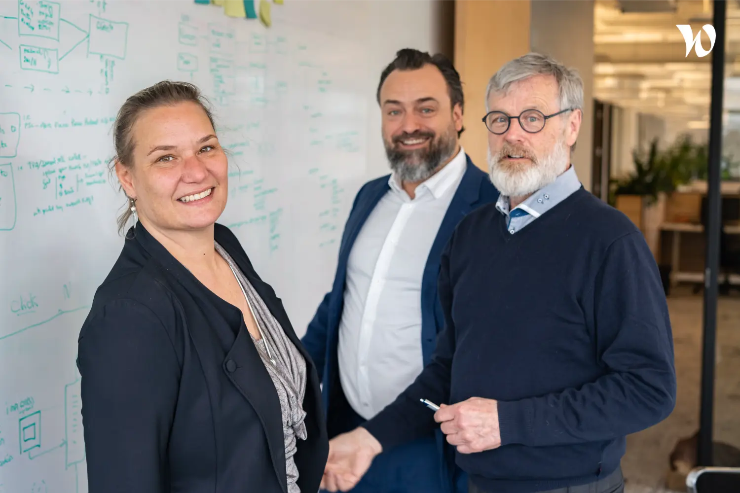 Marion-Duchesne-CEO-of-Mediaclip-with-André-Loiselle-VP-Sales-and-Michel-Lacaille-Marketing-Consultant.