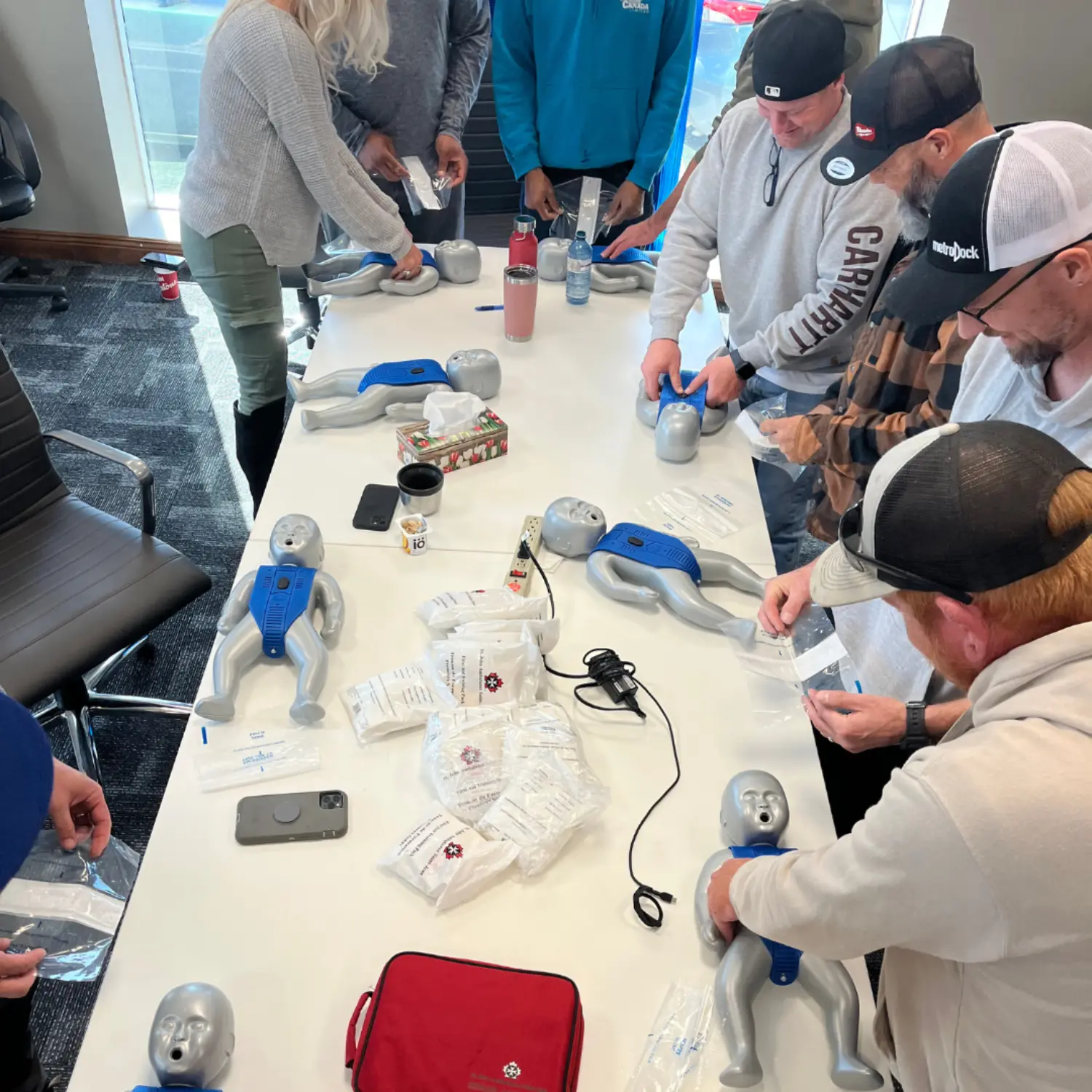 First Aid training here on-site keeps our team safer and working together.