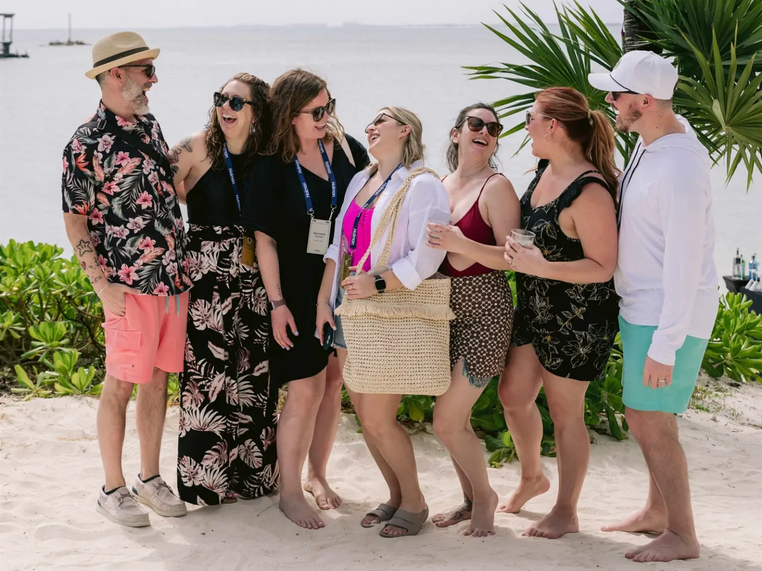 A few Partner of the Year winners and their guests pose during the 2026 Circle of Excellence trip in Cancun Mexico.