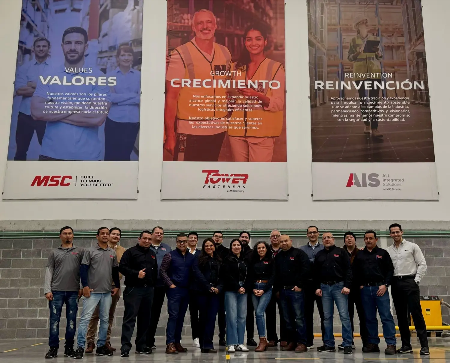 MSC associates at the Monterrey, Mexico, distribution center.