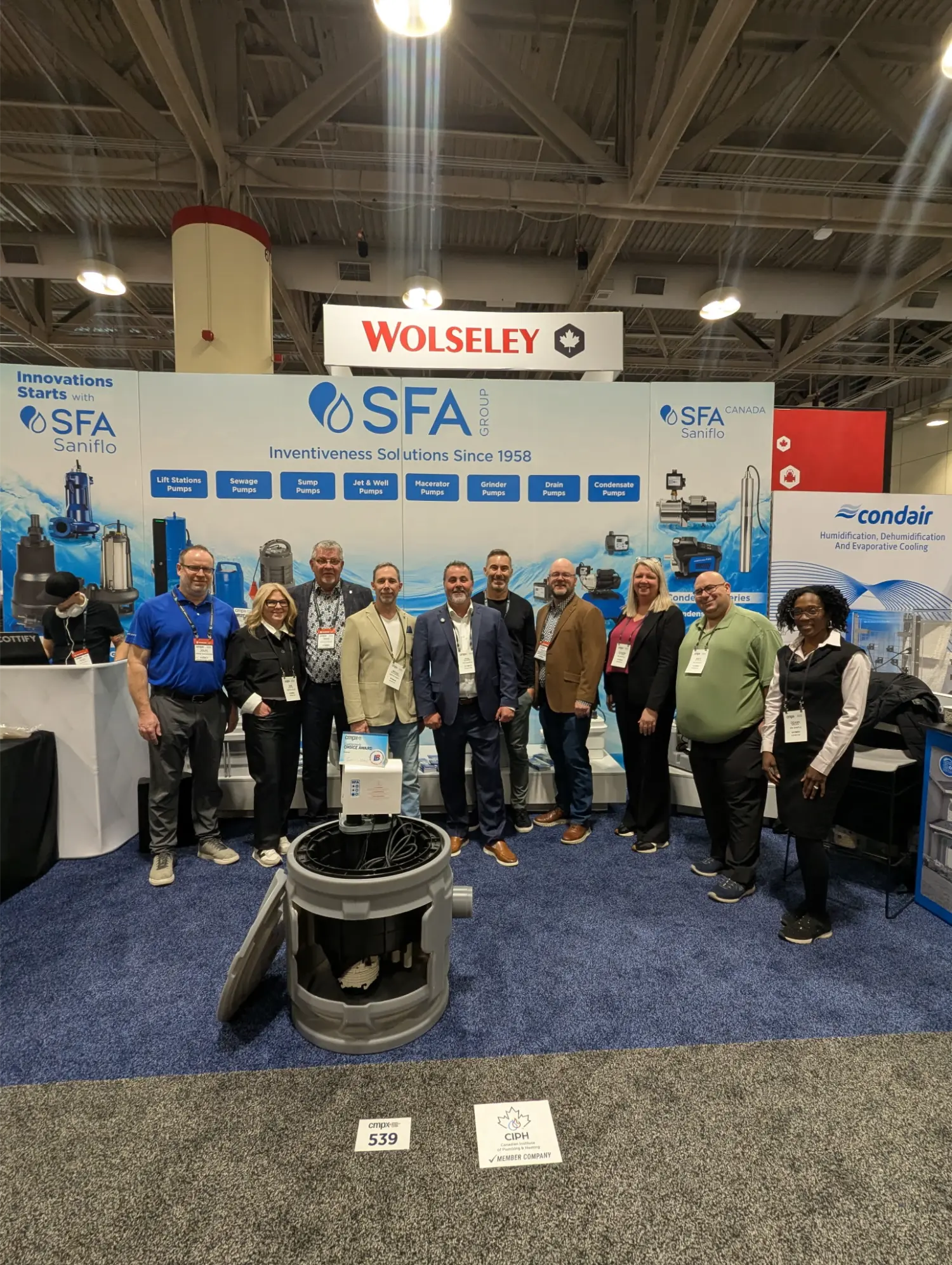 Our Team with our Valued Partners at CMPX trade show 2026