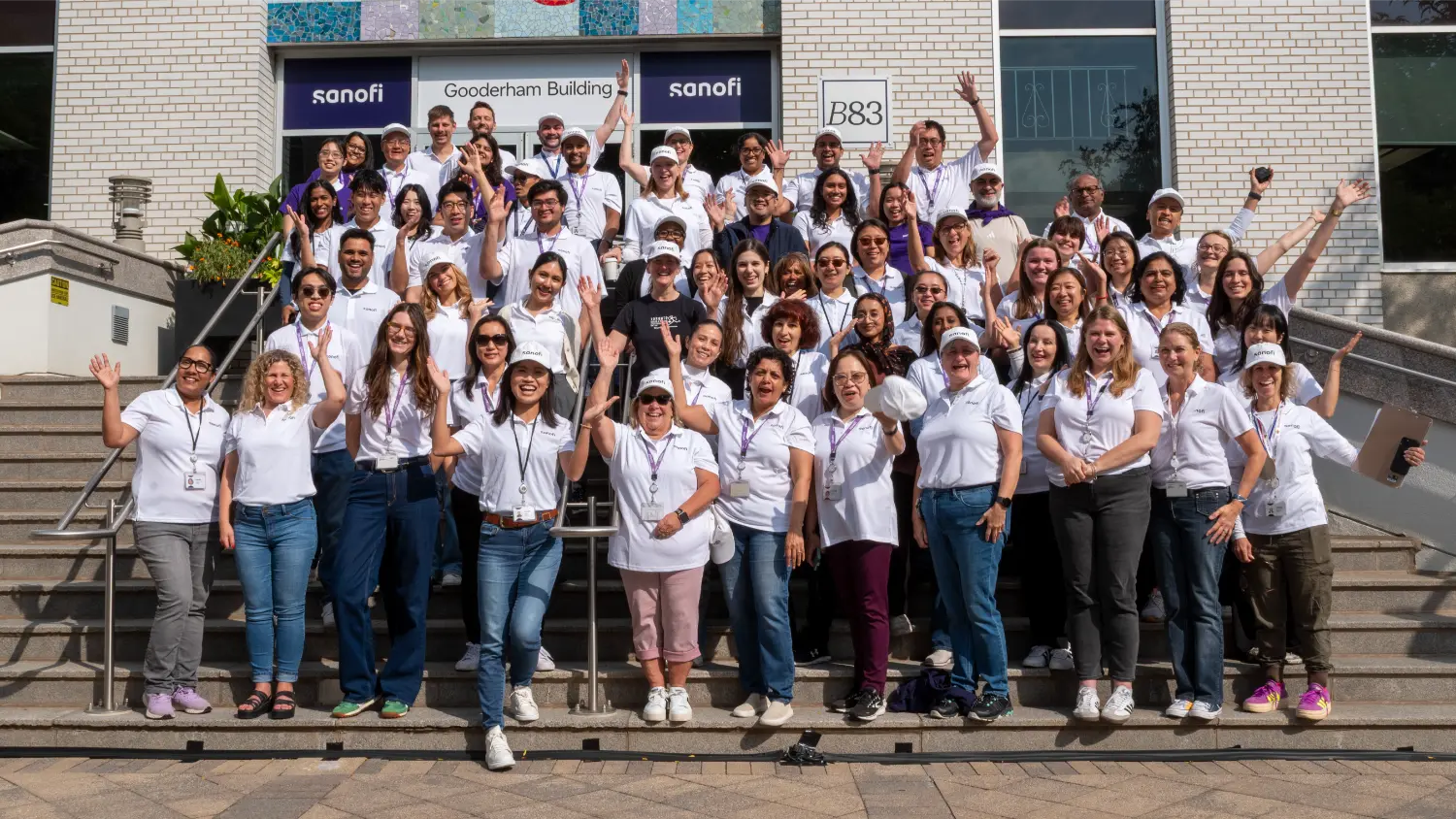 Sanofi Cup volunteers bringing the energy