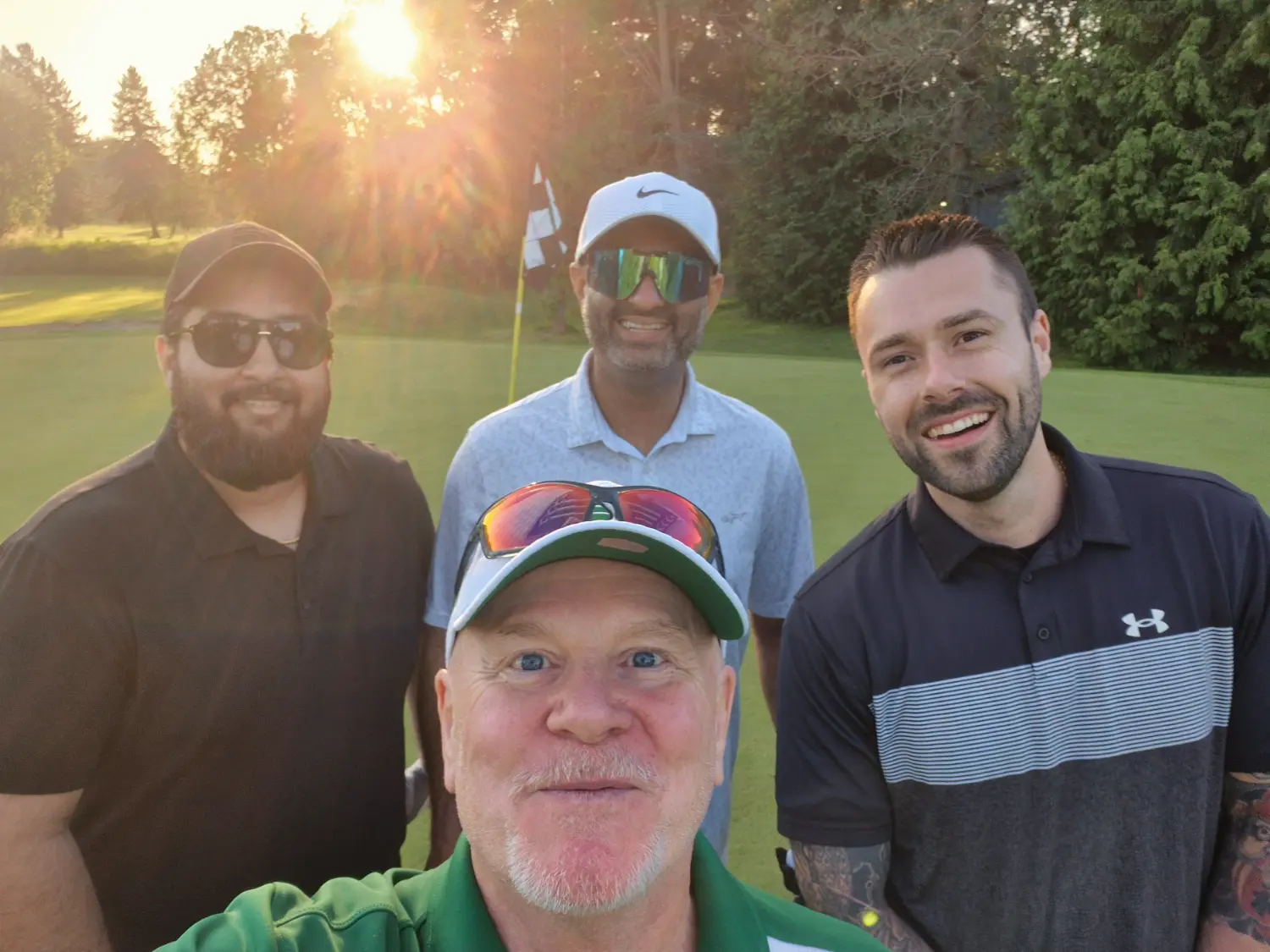 We believe great teamwork extends beyond the office. Here we are at our annual golf tournament!