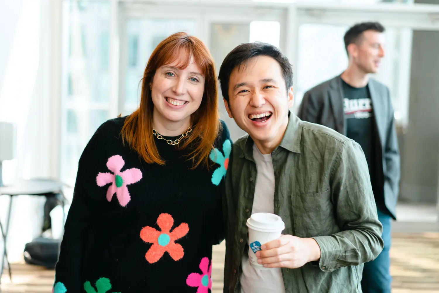 ZS colleagues in our Toronto office pose for a photo