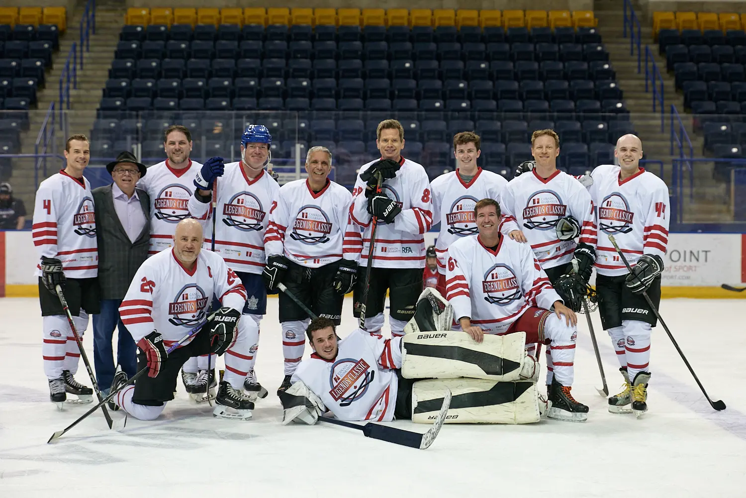 The Canada Guaranty team at the 2026 Canada Guaranty Legends Classic Invitational Hockey Tournament