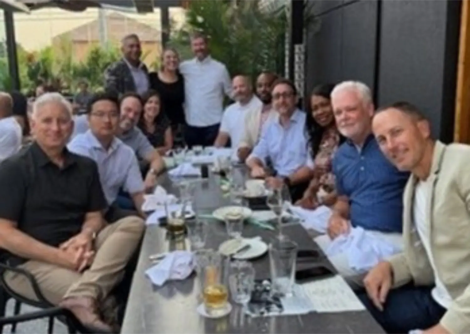 Dinner with fellow leaders!
