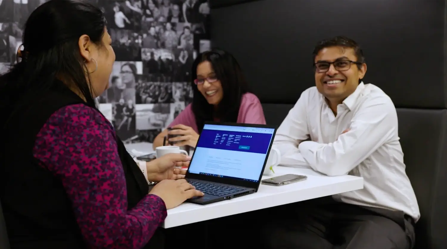 Klicksters collaborating in our Toronto office.