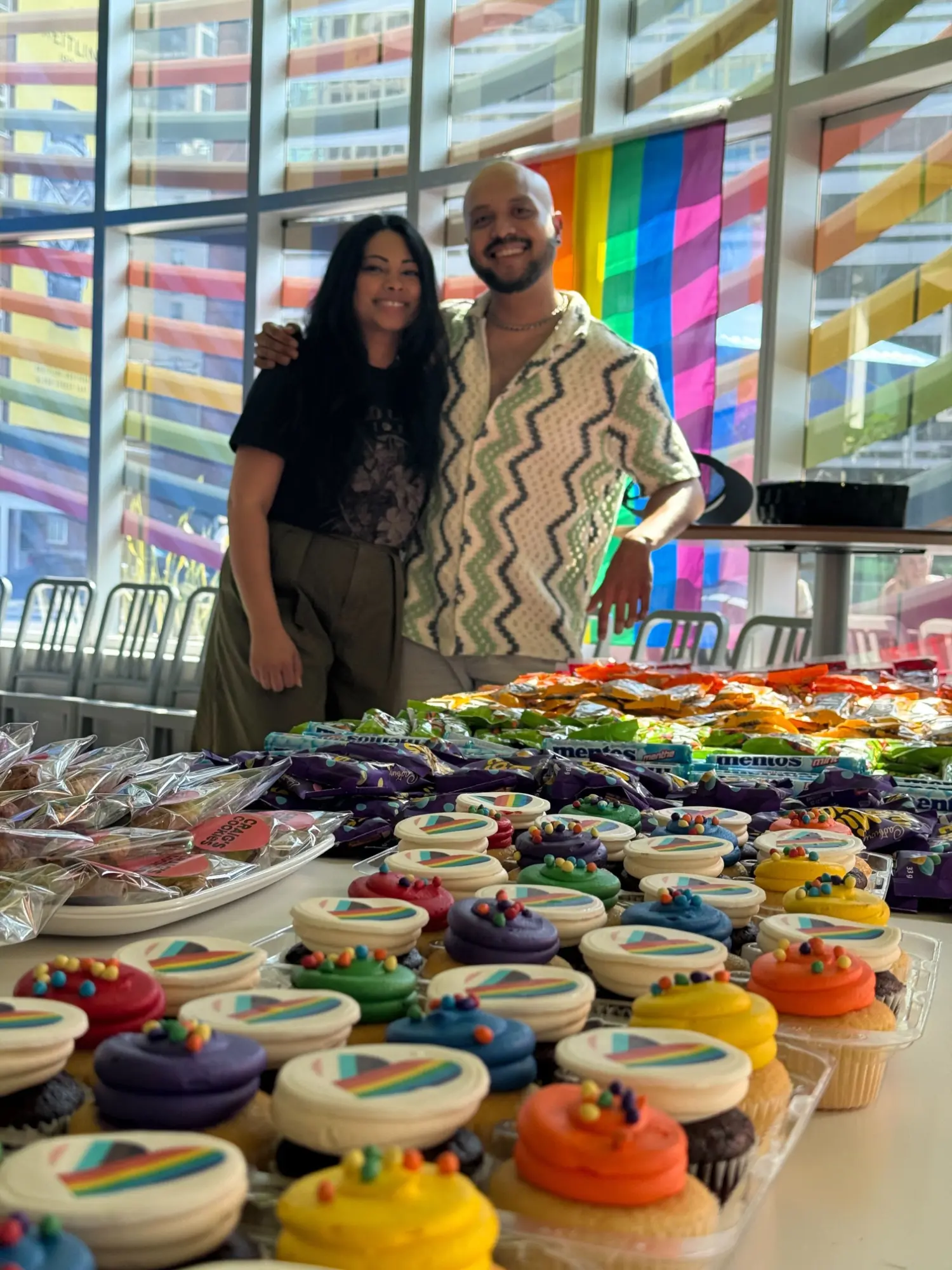 Celebrating PRIDE at our charity tavern event.