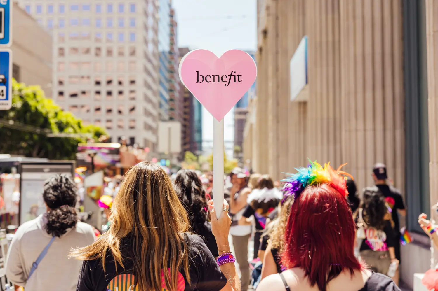 Members of our global Benefit team at the San Francisco Pride Parade