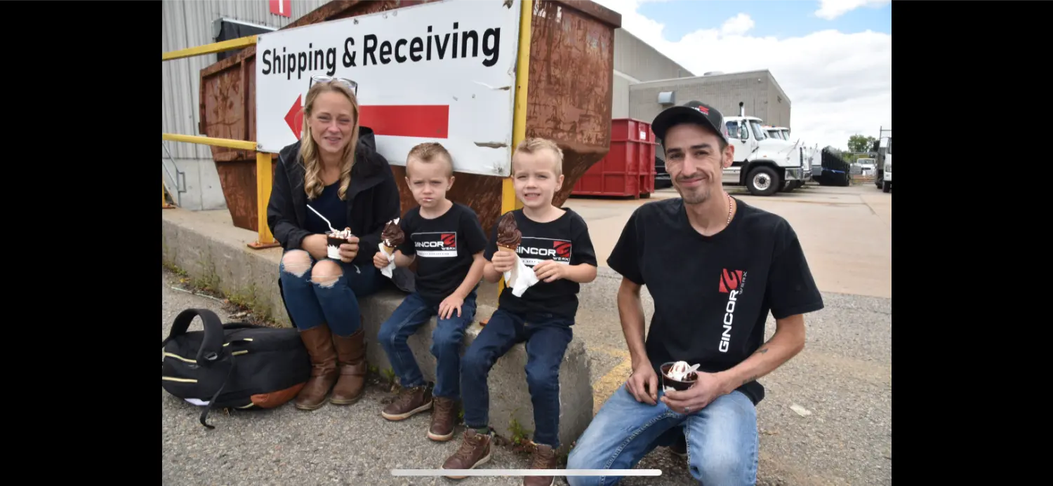 The Newmarket team hosts their annual family BBQ and enjoys some treats from the ice cream truck