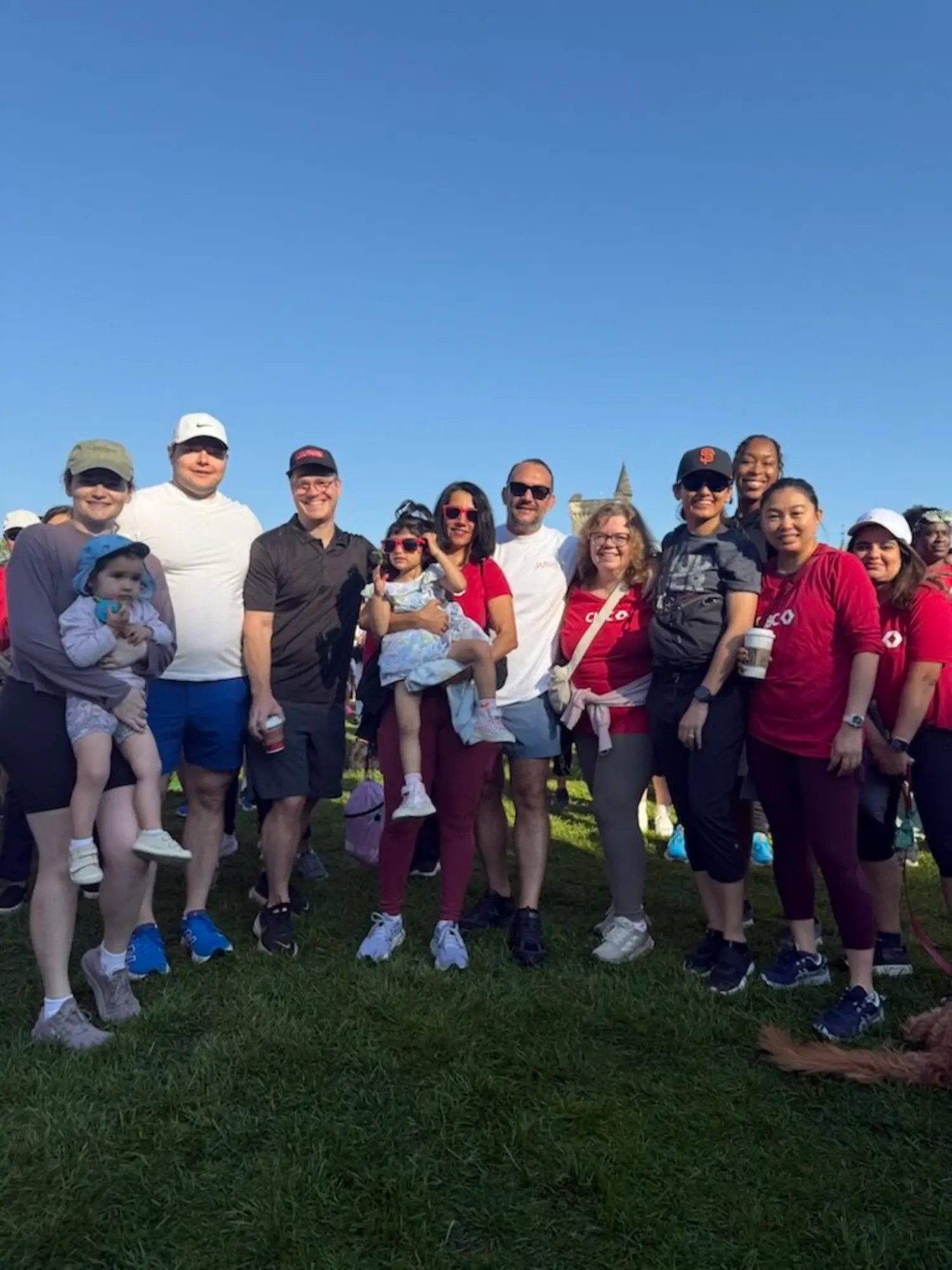 Getting a running start at giving back to the community during the CIBC run for the cure.