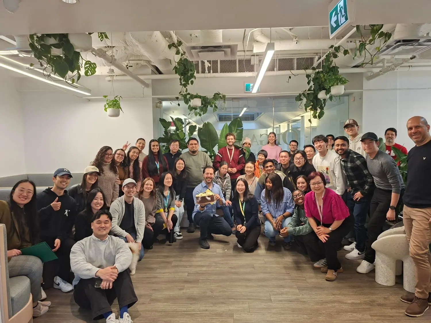 Group shot after one of our company wide townhalls