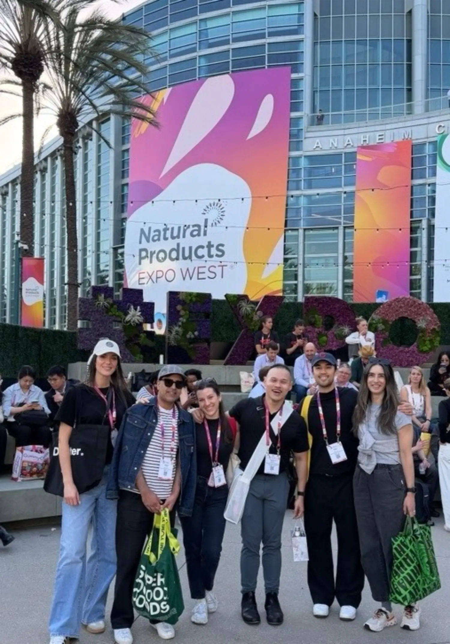 The Organika Sales and marketing team on site at the Expo West conference in California!