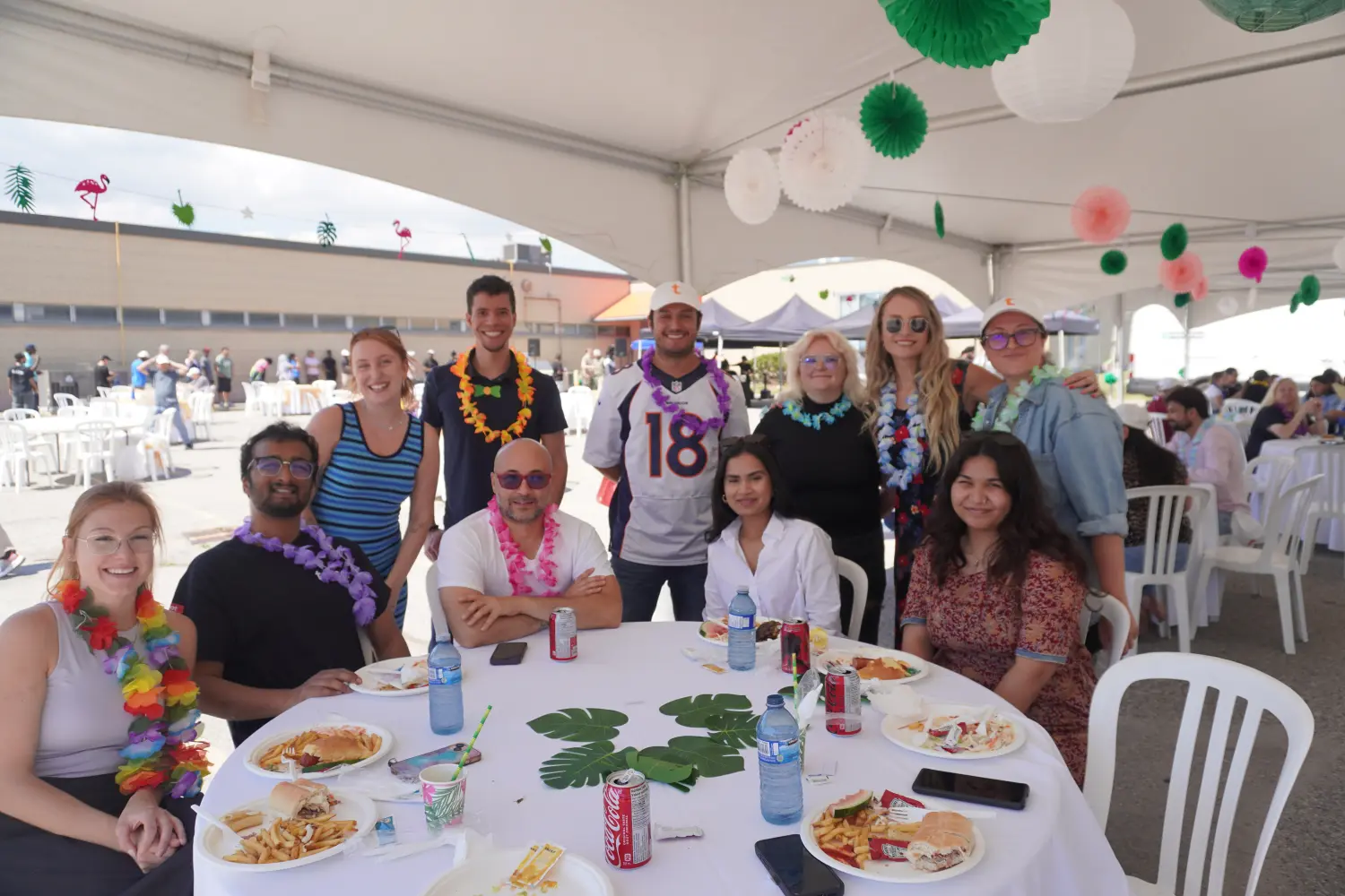 Having fun at Tayco's Summer BBQ in August 2025