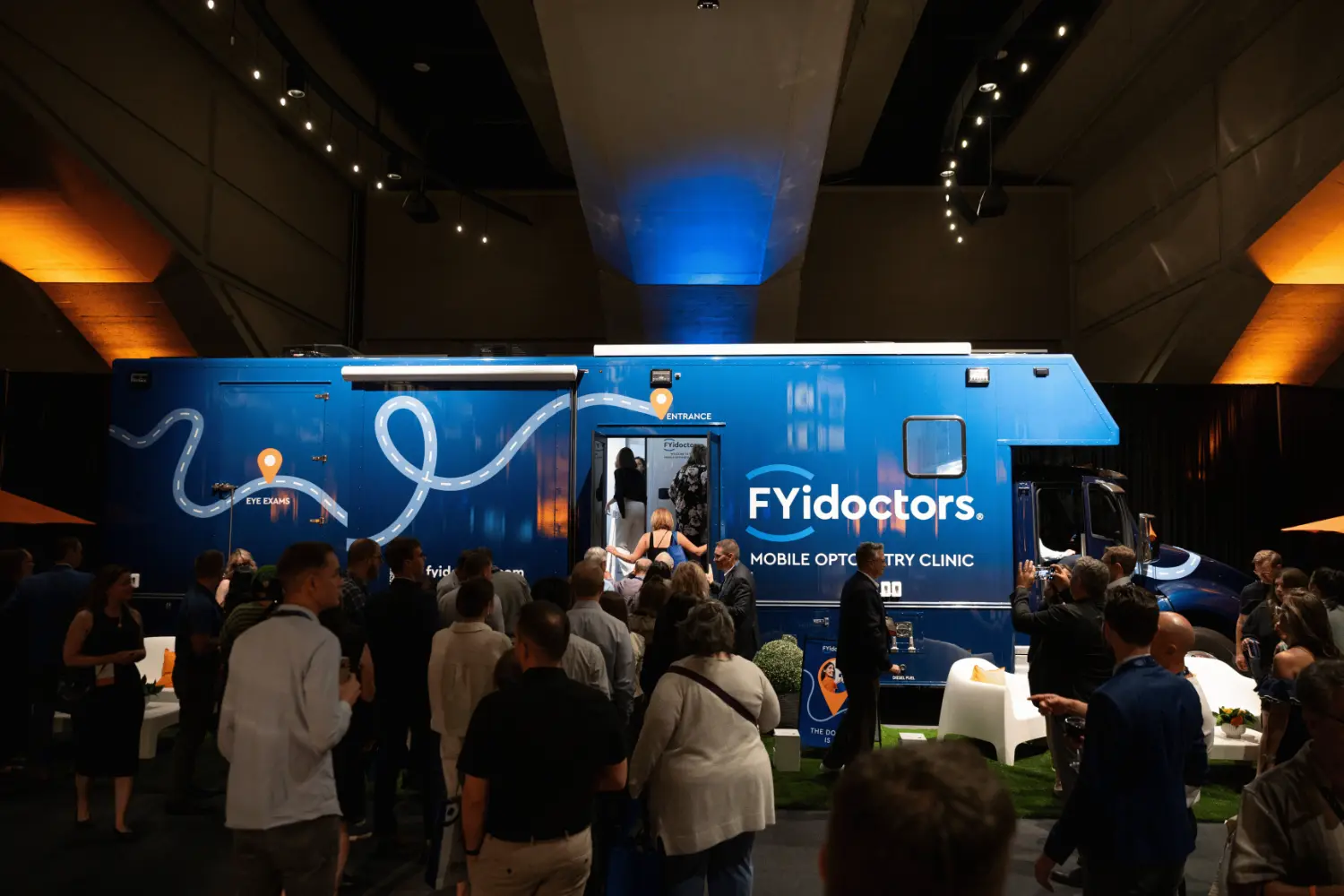 Unveiling our Mobile Optometry Clinic at AGM 2025.