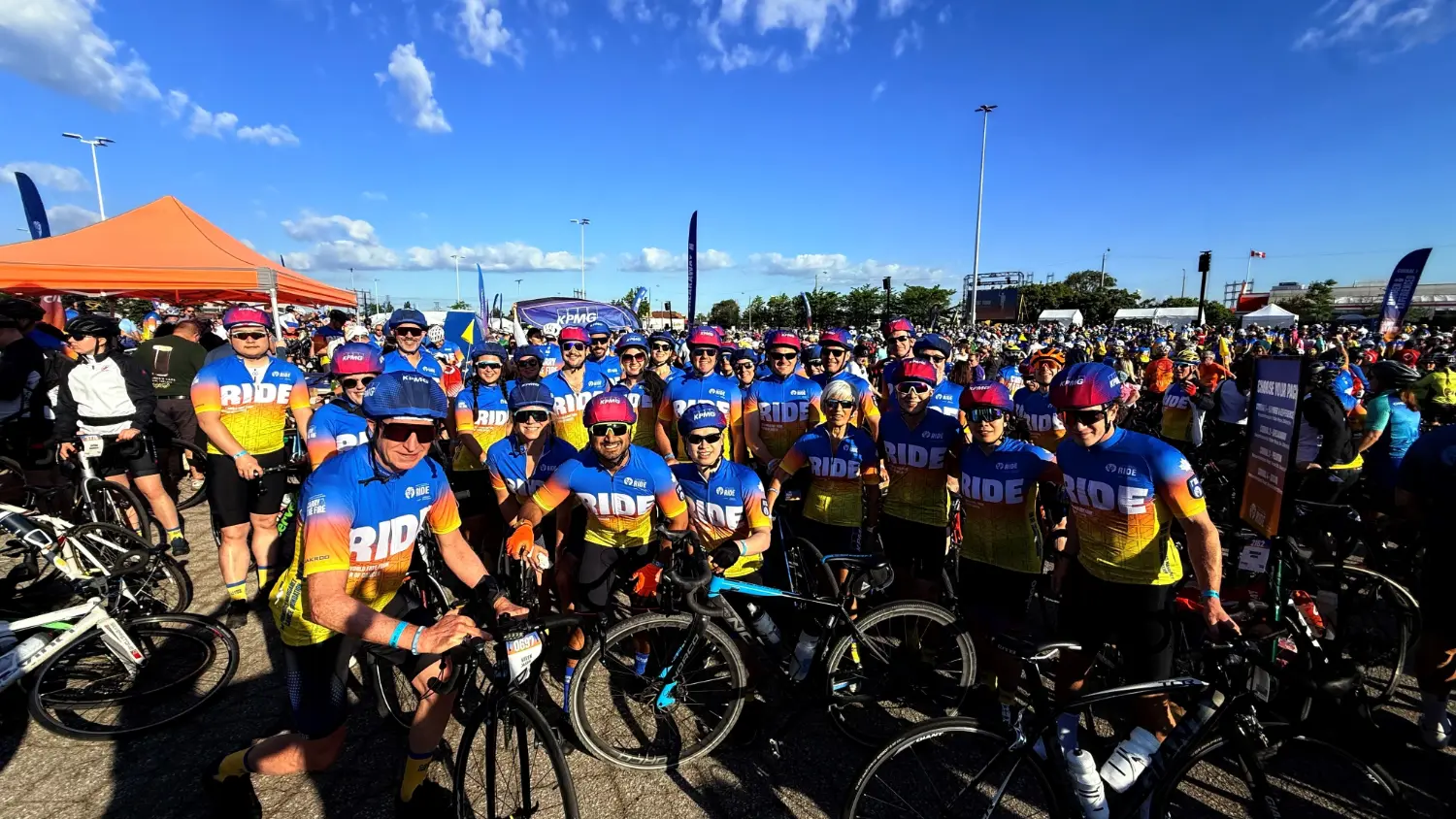 Team KPMG Ridin’ Survivin’ at the 2026 GTA Ride in support of the Princess Margaret Cancer Foundation