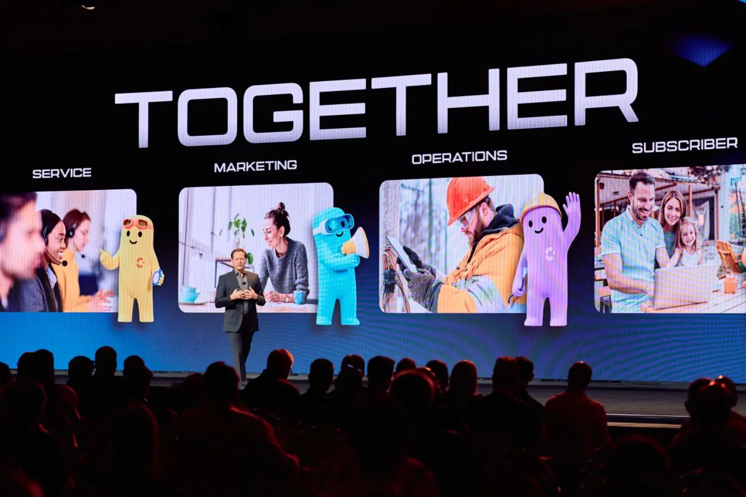 CEO, Michael Weening, on stage at ConneXions