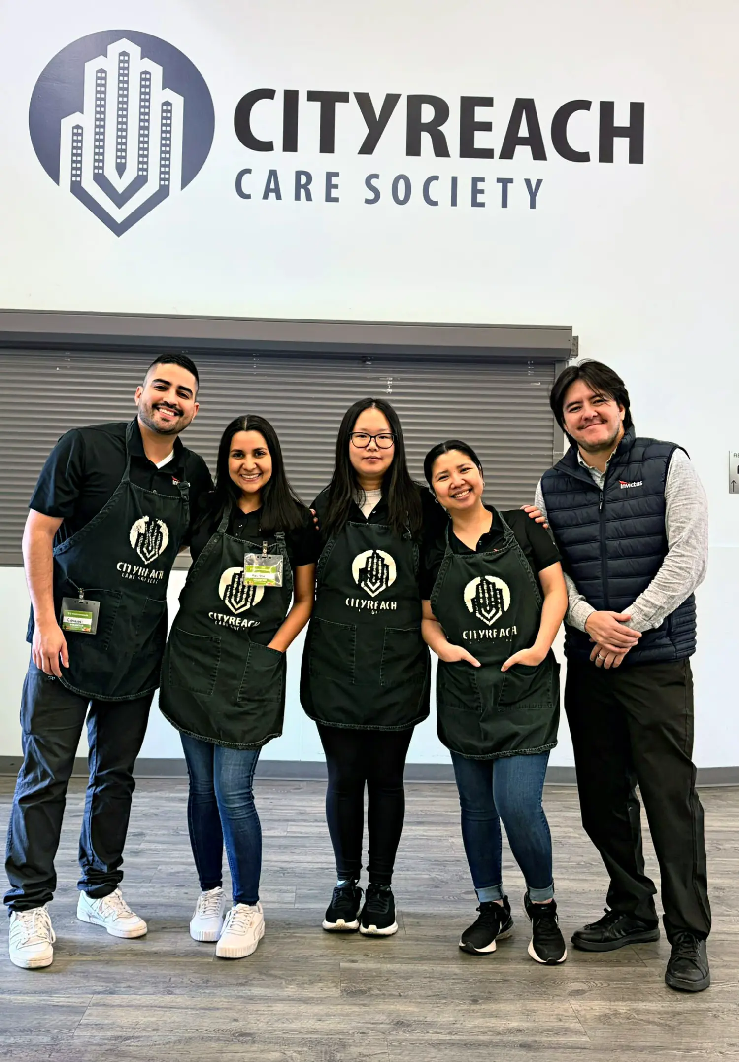 Giving back is a strong value at Invictus and team members volunteer regularly at CityReach Care Society in Vancouver.