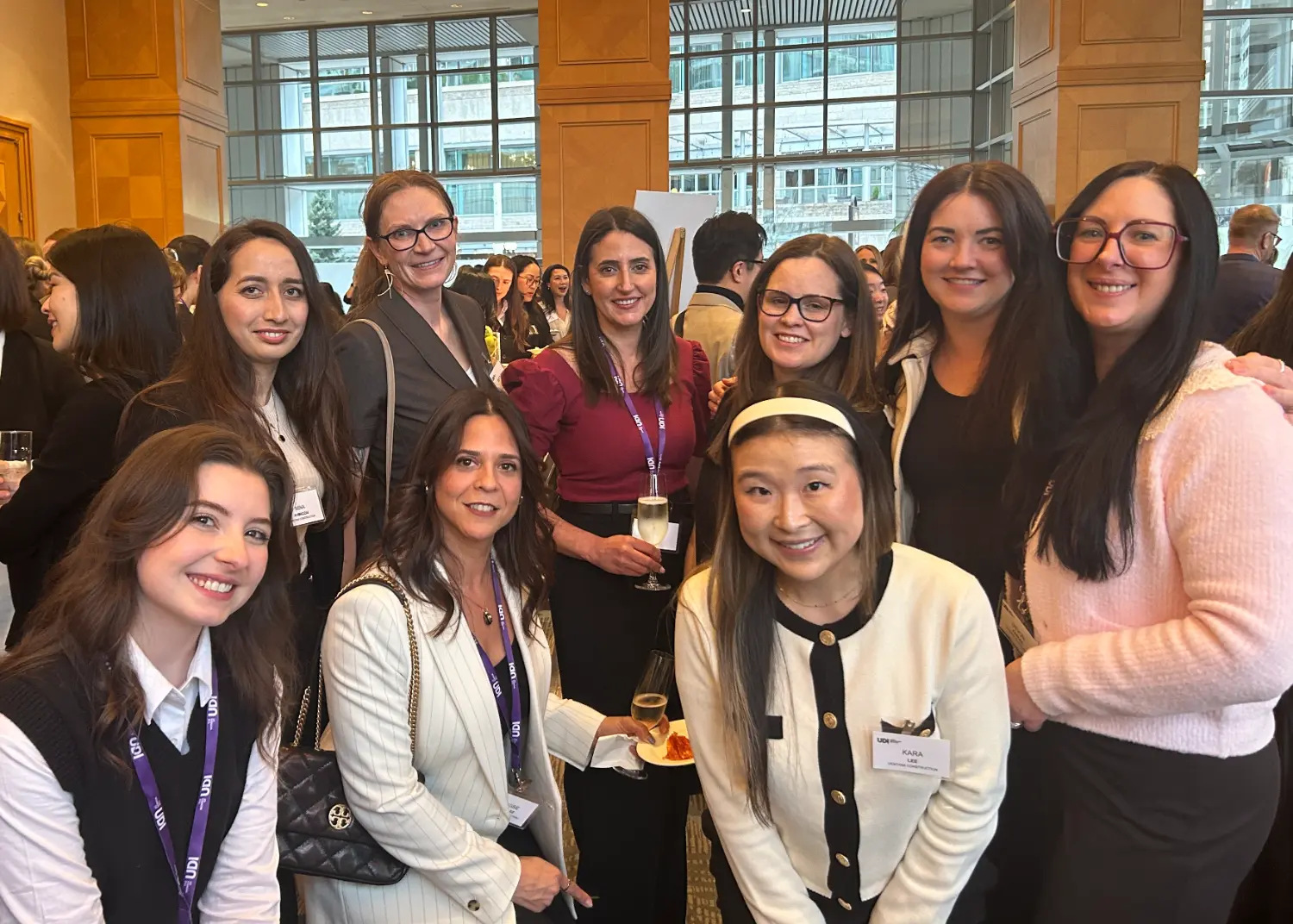 Some of our team at an International Women's Day conference.