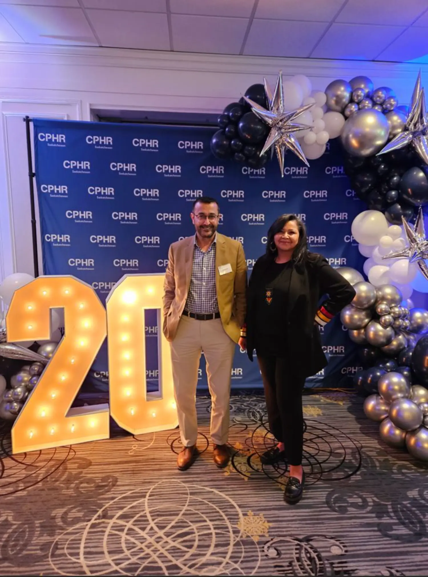 Aftab Ahmad & Shauna Ironstar at CPHR SK HR Spotlight