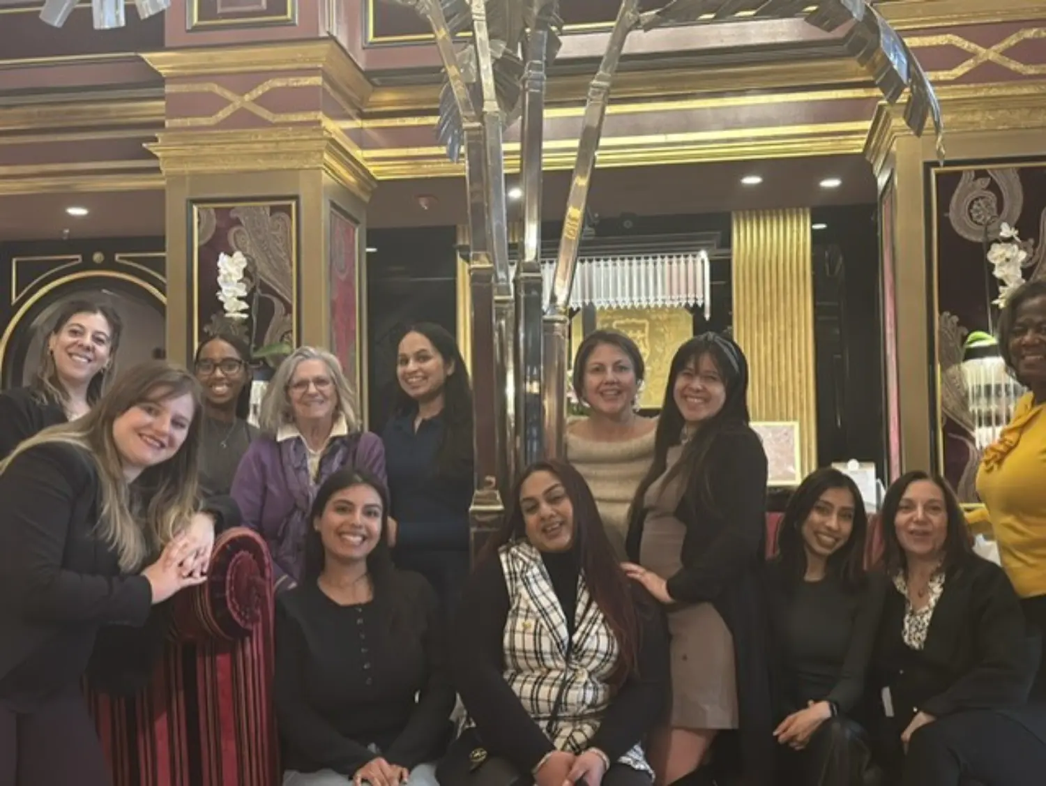 2026 Women's Day gathering having high tea together.